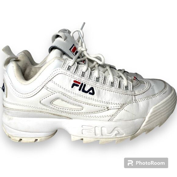 FILA Disruptor Sneakers Men Size 7 White Shoe Chunky - Picture 5 of 9